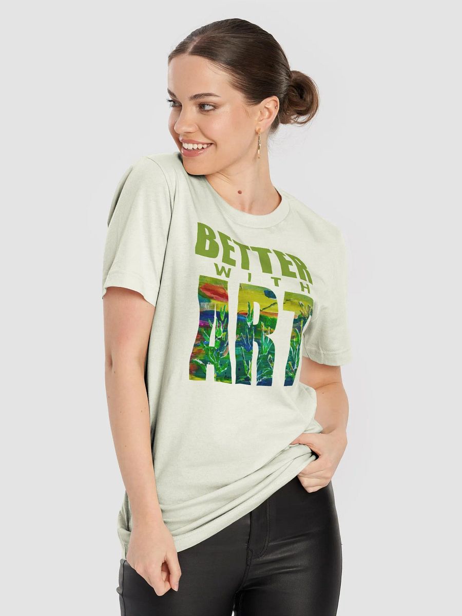 BETTER WITH ART brilliant garden tee product image (8)