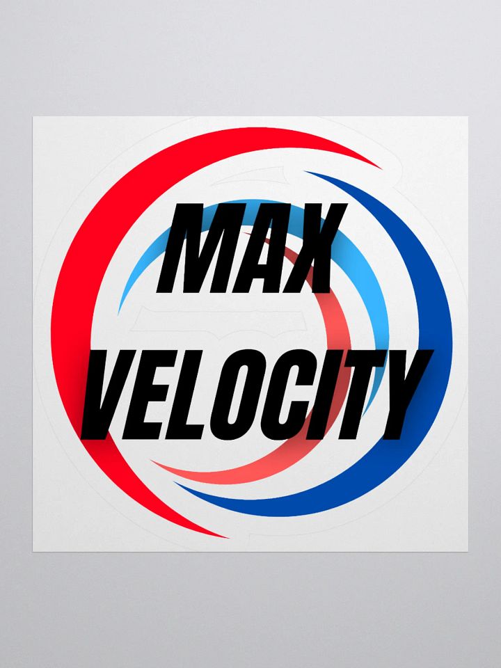 Max Velocity Sticker product image (1)