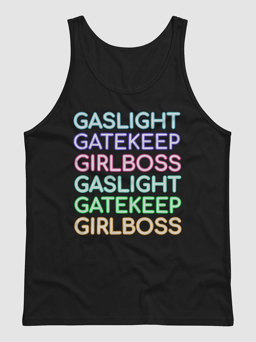 Gaslight Gatekeep Girlboss jersey tank top product image (2)