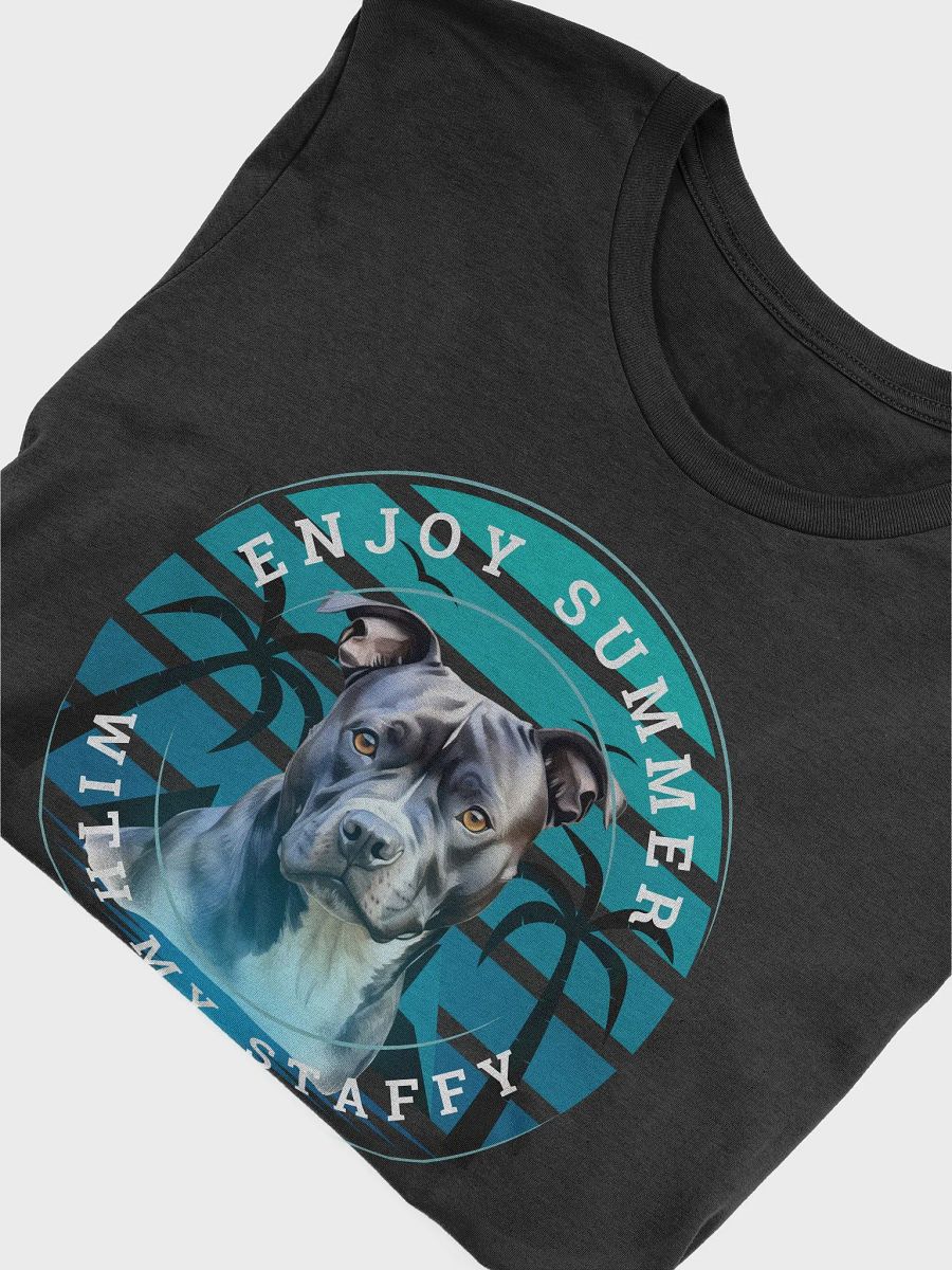 Enjoy Summer With My Staffy Regular Fit T-shirt product image (4)