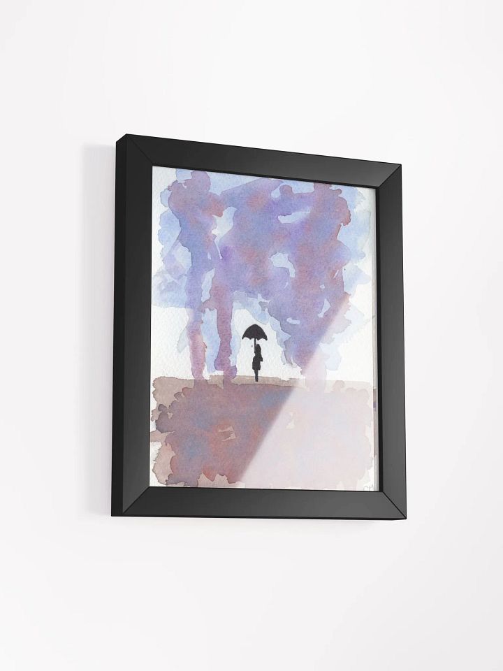 The Rain: Watercolor Landscape Framed Poster product image (2)