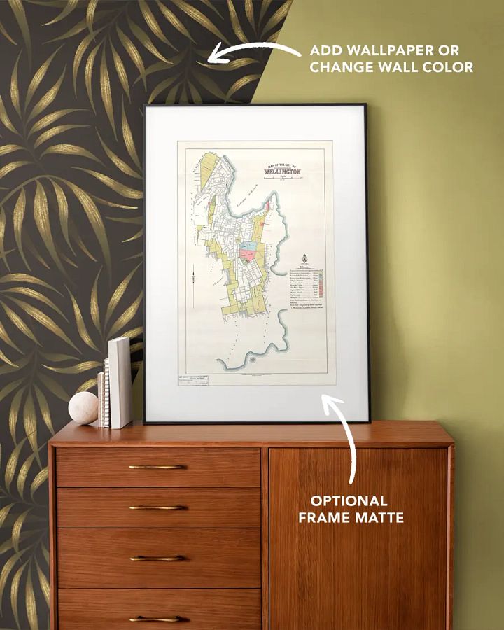 Framed Art Mockup on Wooden Sideboard product image (2)