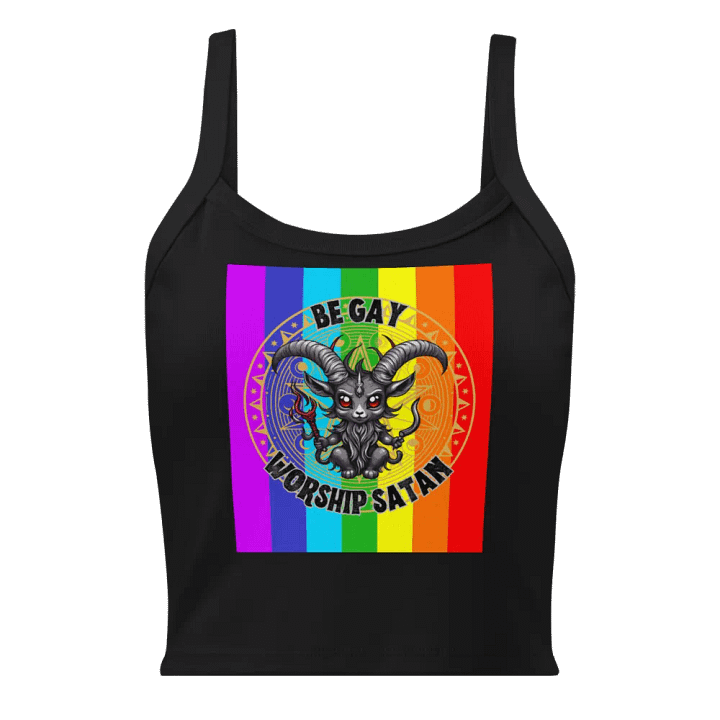Be Gay Worship Satan Tank product image (1)