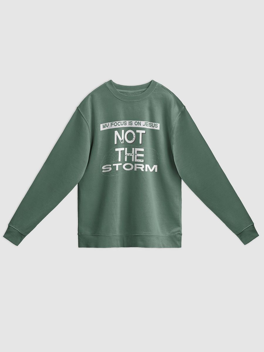 My Focus is on jesus Unisex Dyed Sweatshirt product image (1)