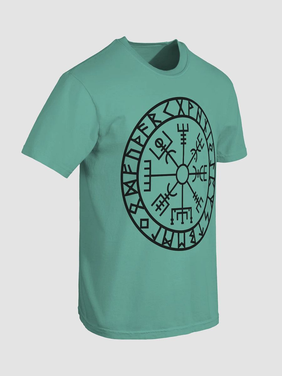 “Path of the Warrior” Vegvisir Rune T-Shirt – Forged In Valhalla Edition product image (23)