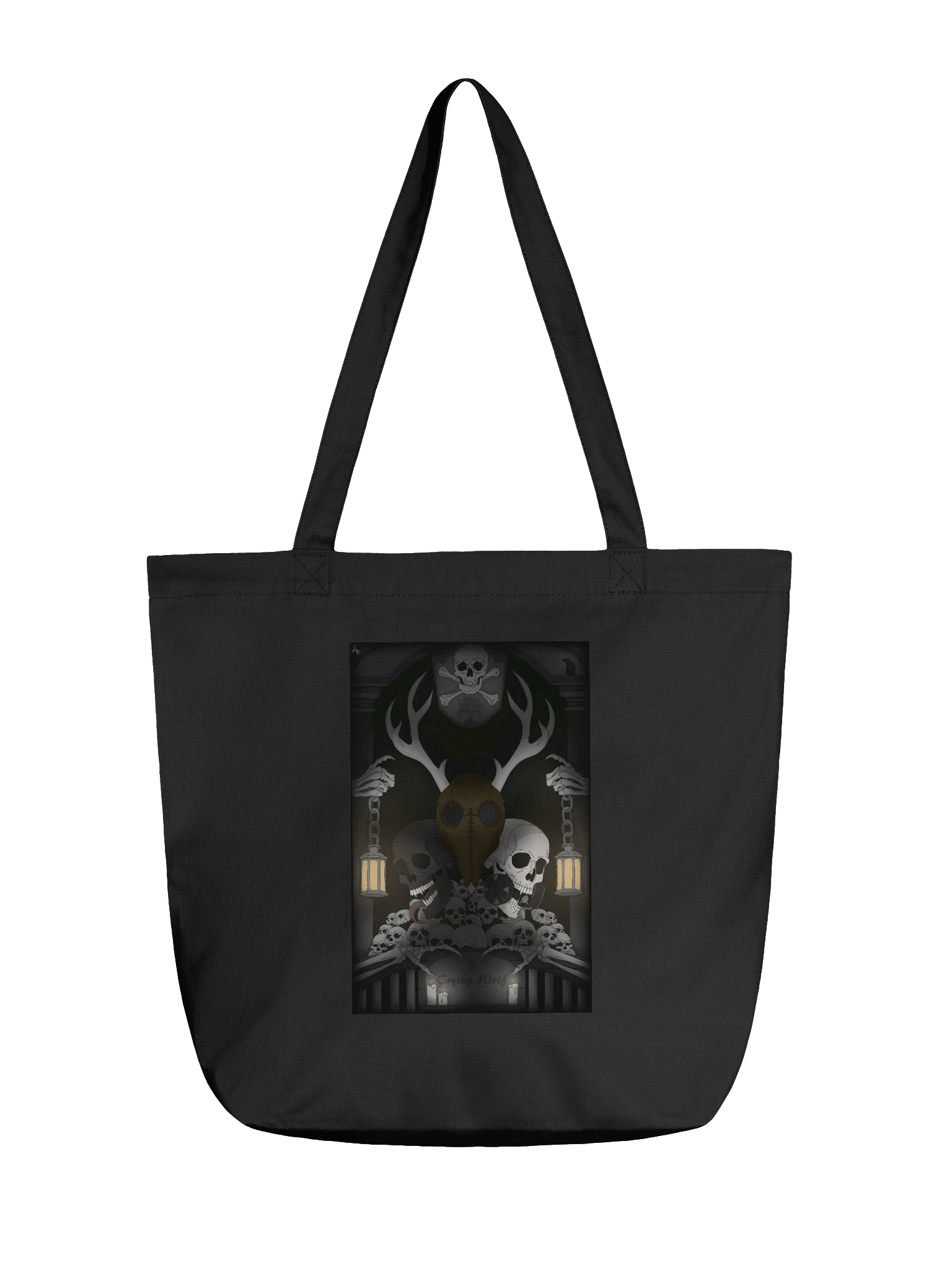 "Mors Mecum Ambulat" Plague Runners Tote Bag product image (1)