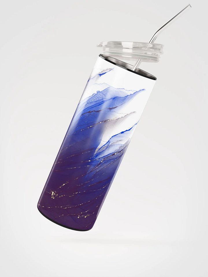 Twilight Whispers: Purple & Midnight Blue Tumbler product image (2)