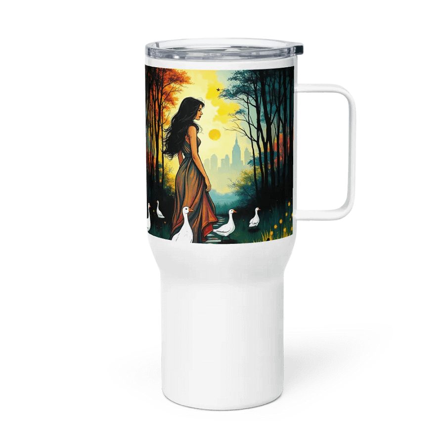 Goose Lady 4 Sunset Serenade Travel Mug product image (4)