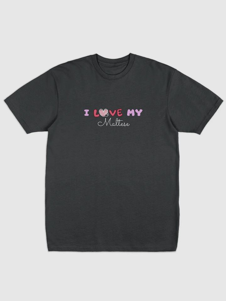 Playful Love Maltese Graphic Cotton Tee product image (1)