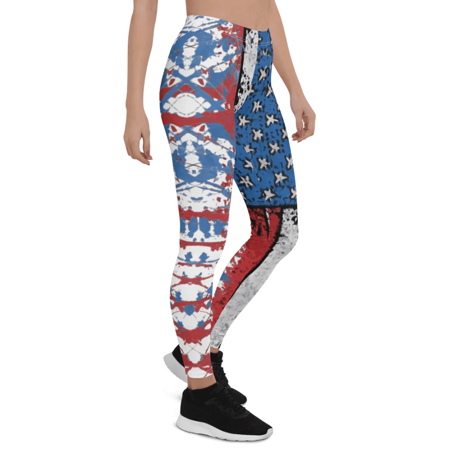 Distressed Stars & Stripes Leggings product image (7)