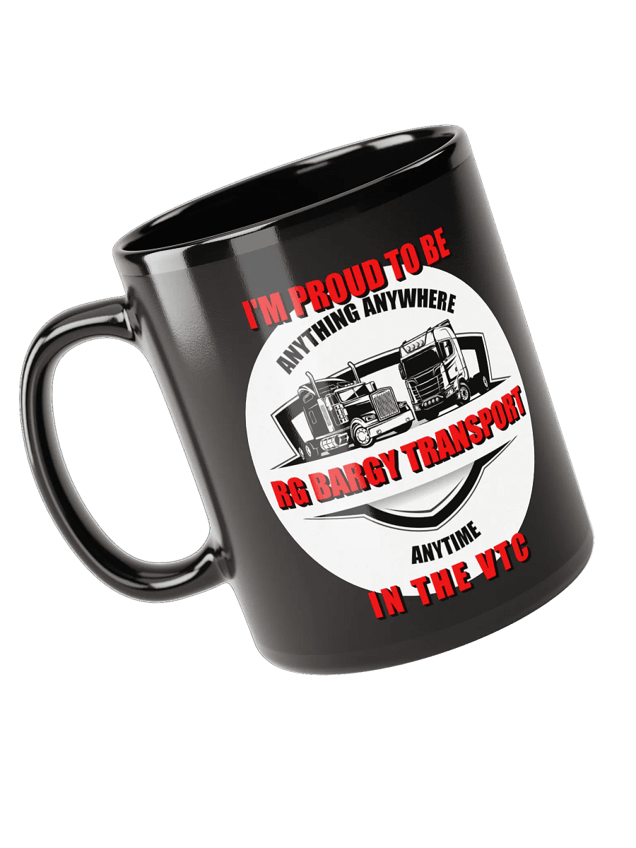 RG Bargy Transport Black Glossy Mug product image (3)