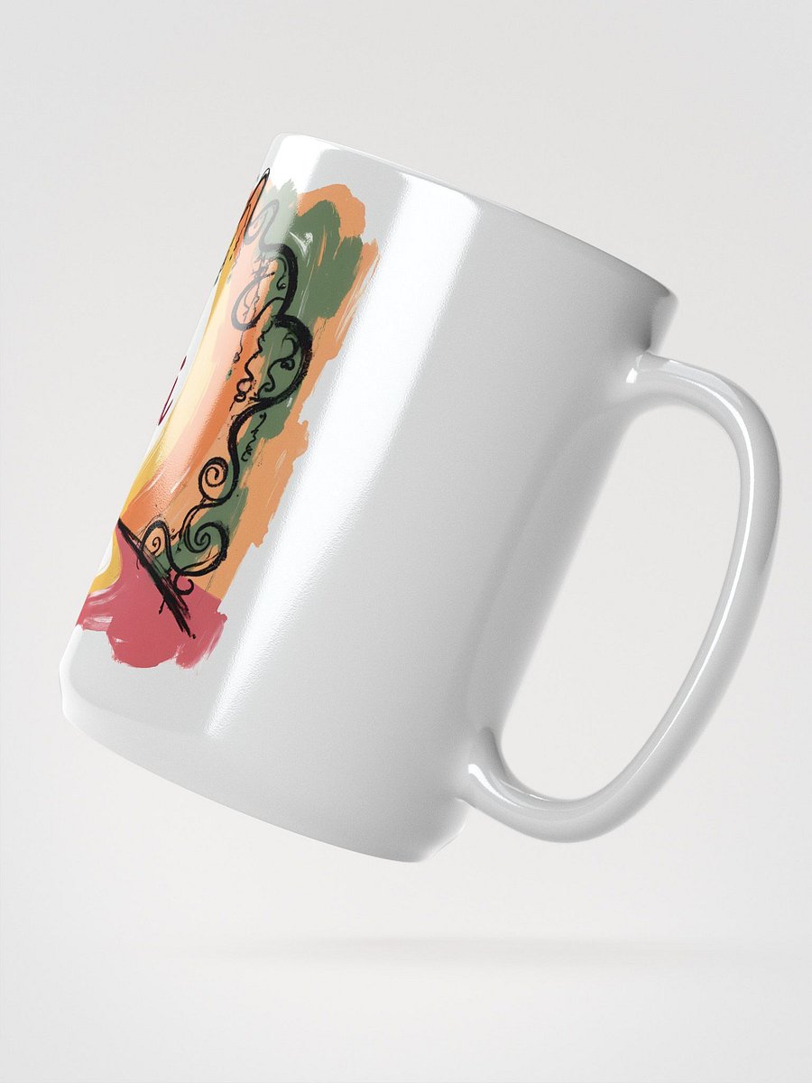 Ornate Odissi Stage | Traditional Dance Art Glossy Mug product image (2)