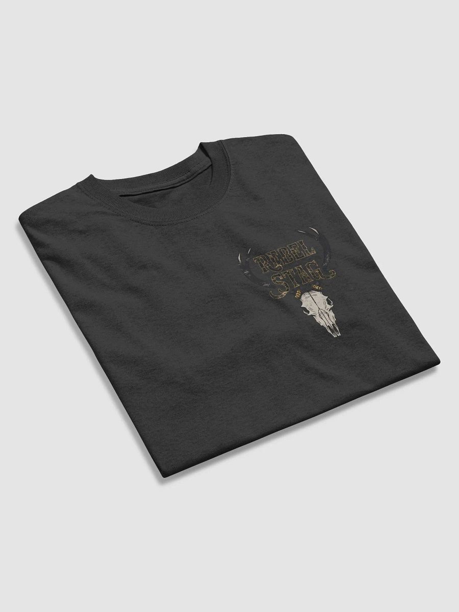Rebel Stag Skull Back print T-shirt product image (26)
