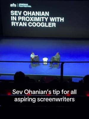#SevOhanian’s tip for all aspiring #ScreenWriters  #Sinners #RyanCoogler #WGA 