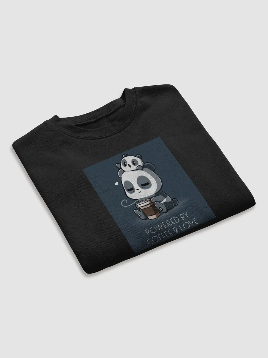 Caffeine Love Panda Crop Sweatshirt product image (33)