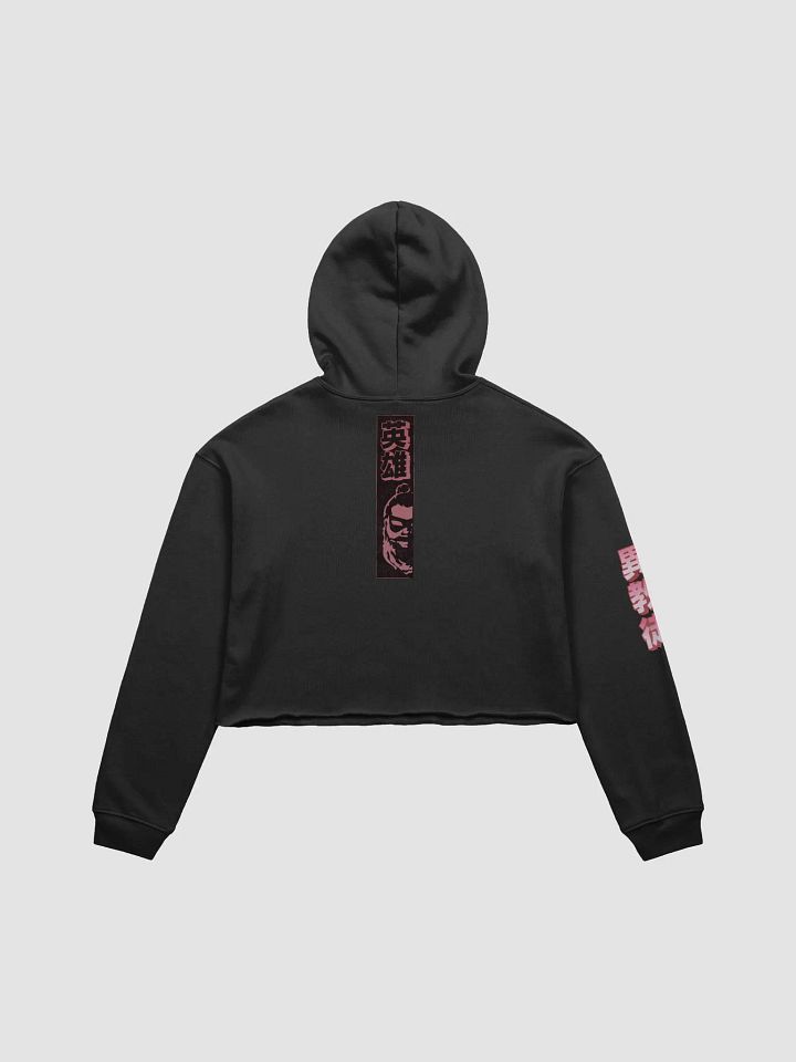 Nihon Heathens Crop Top Hoodie - Pale Red product image (2)
