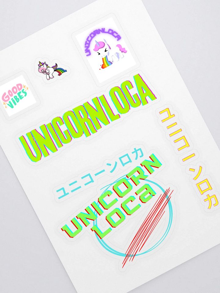 Unicorn Sticker Sheet product image (1)