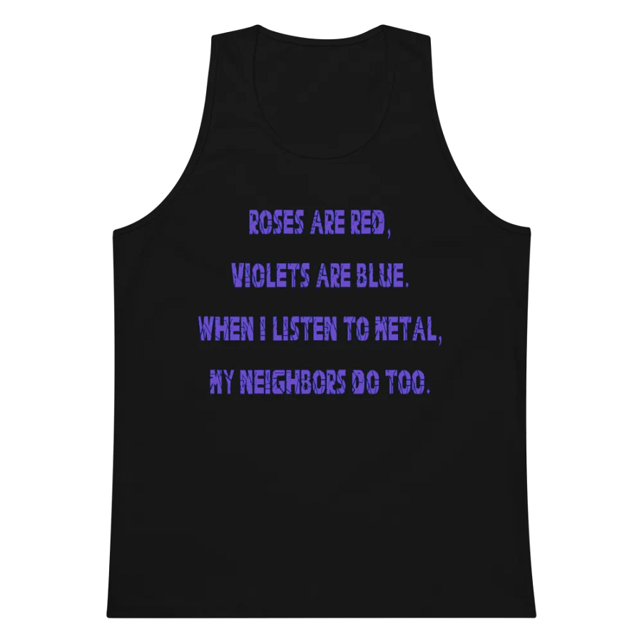 Roses Are Metal Tank Top product image (19)