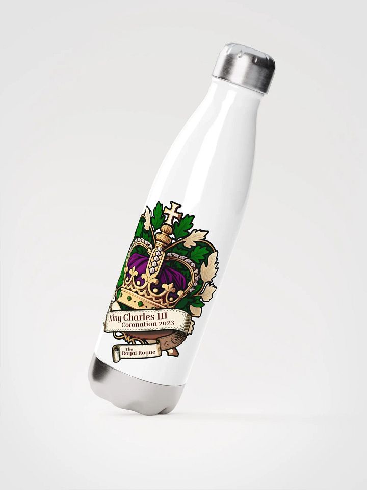 King Charles III Coronation Stainless Steel Water Bottle product image (2)