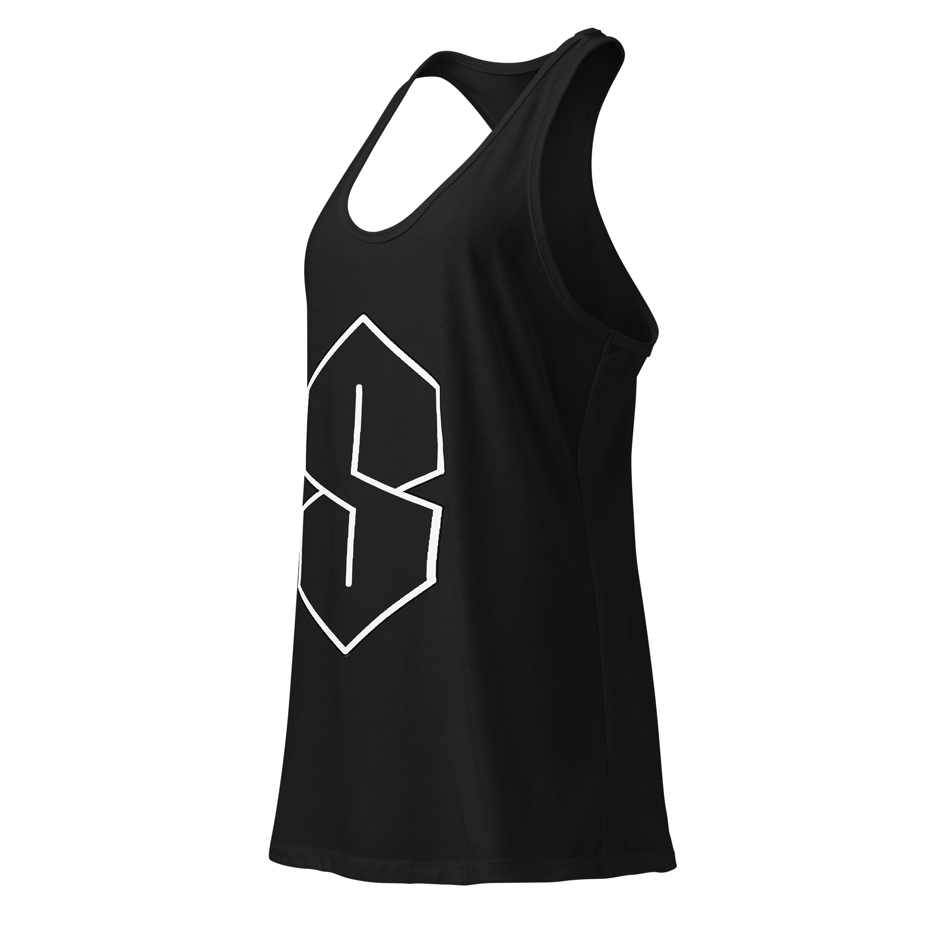 White S Racerback Tank product image (5)