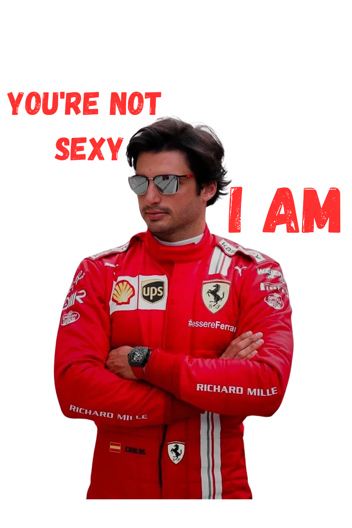 CARLOS SAINZ FUNNY free digital sticker for WhatsApp and Instagram product image (1)