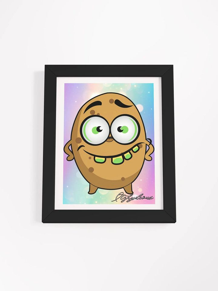 Whimsical Potato Magic - Framed Matte Poster product image (1)