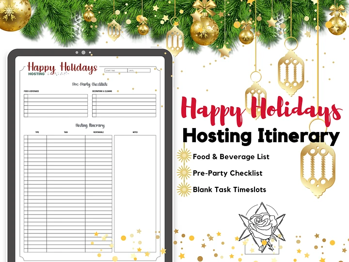 Holiday Party: Hosting Itinerary product image (1)