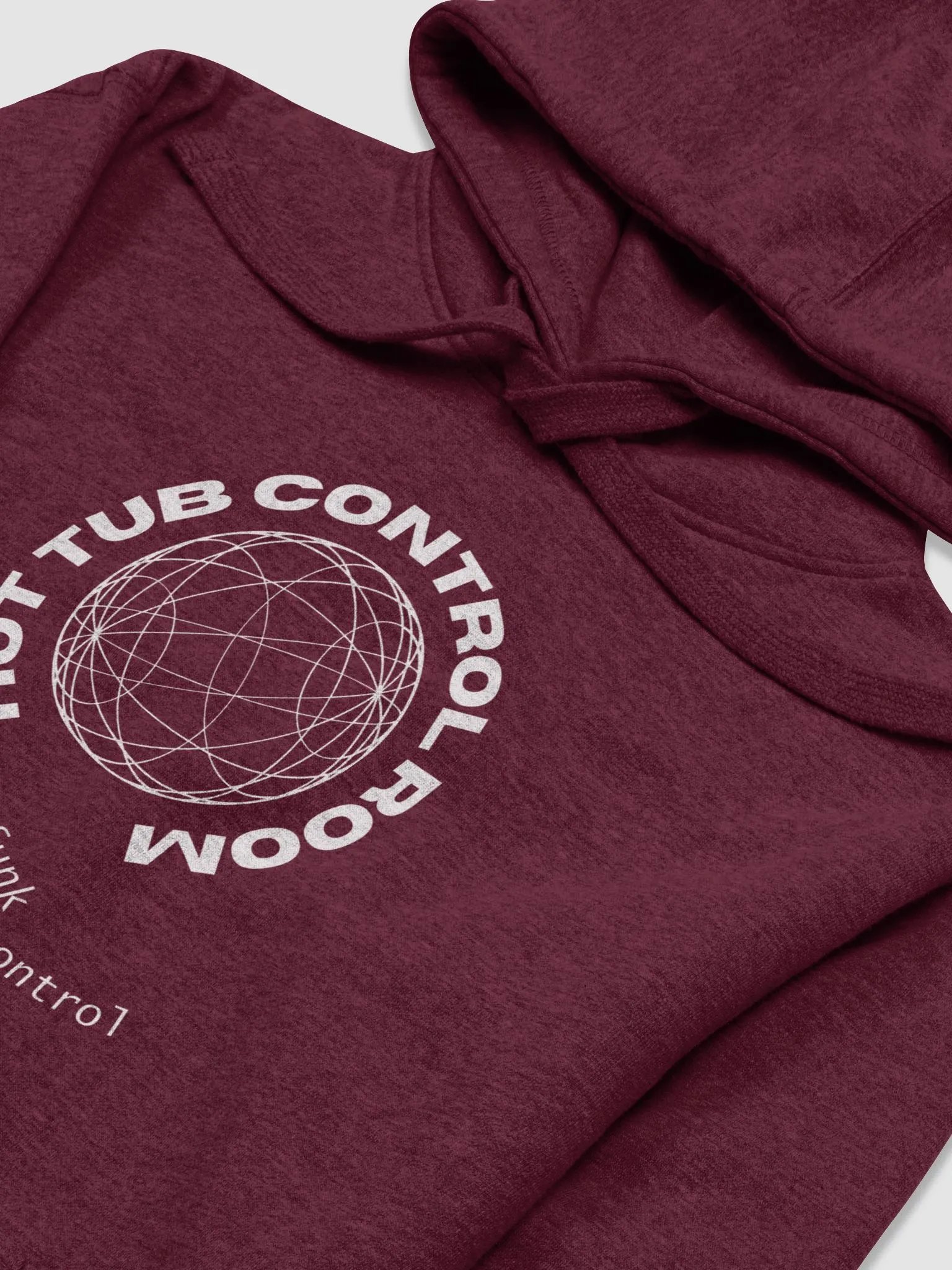 Logo hoodie red/white product image (3)