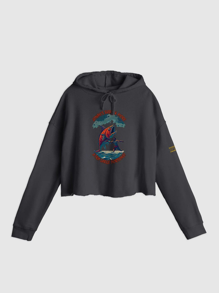 Whimsical Sushi Adventure Cropped Hoodie product image (2)