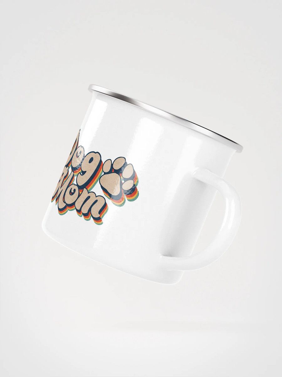 Copy of Enamel Camping Mug -Dog Mom Retro product image (4)