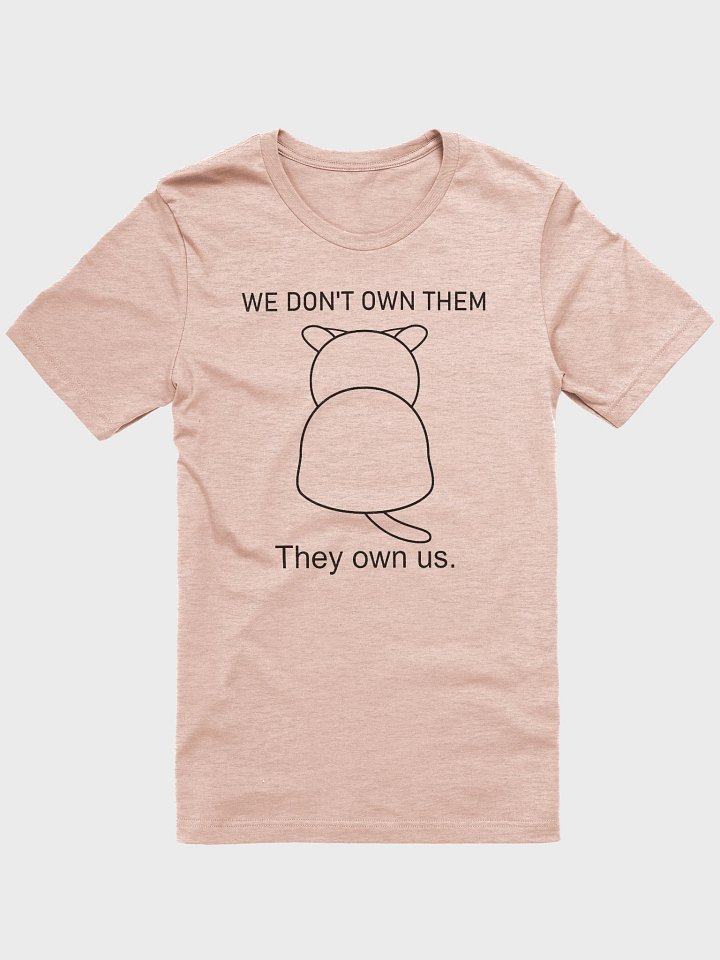Cats Own People (Black Print) - Unisex Adult Super Soft Lightweight T-shirt product image (1)