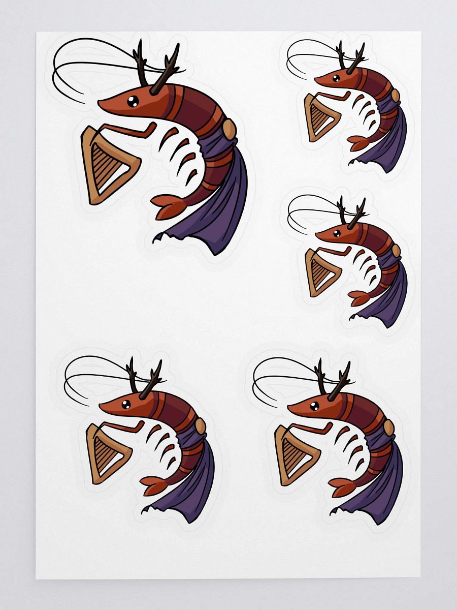 Shrimp Sticker Sheet product image (1)