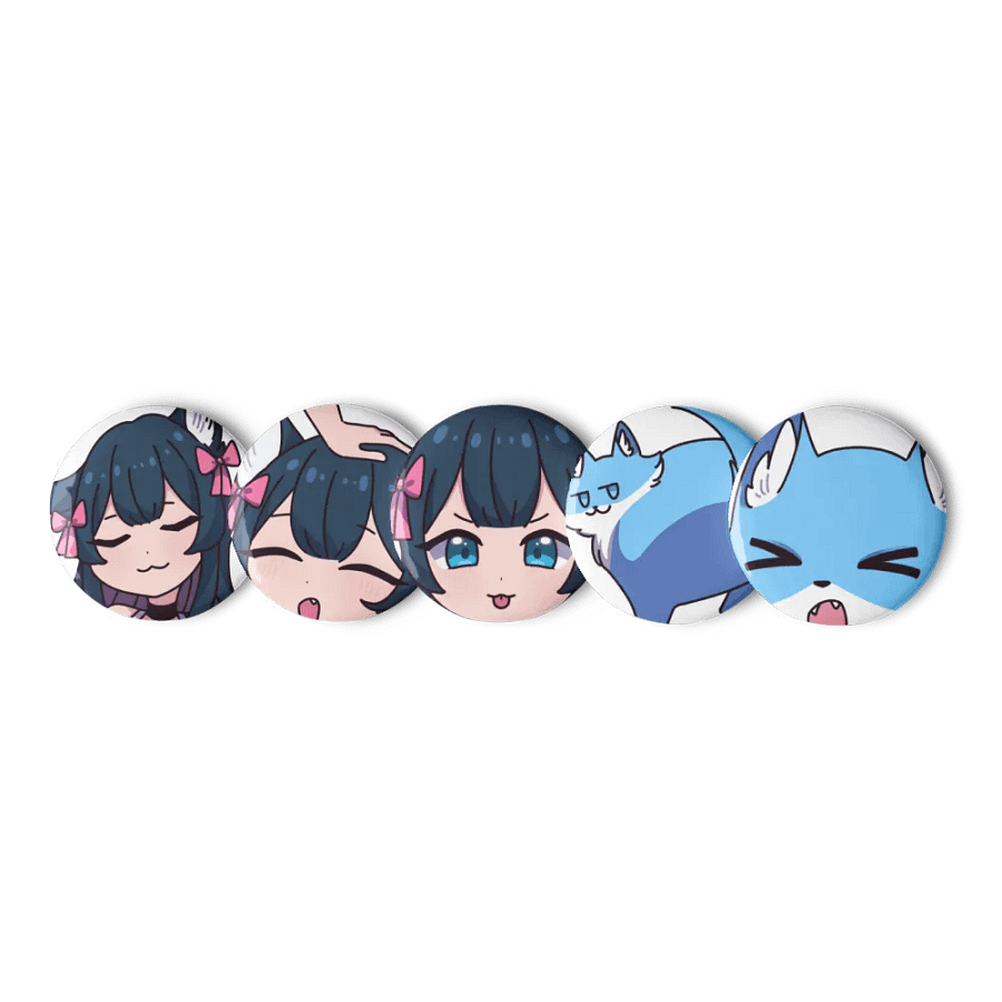 Blue Fox Badges - Pack 4 product image (1)