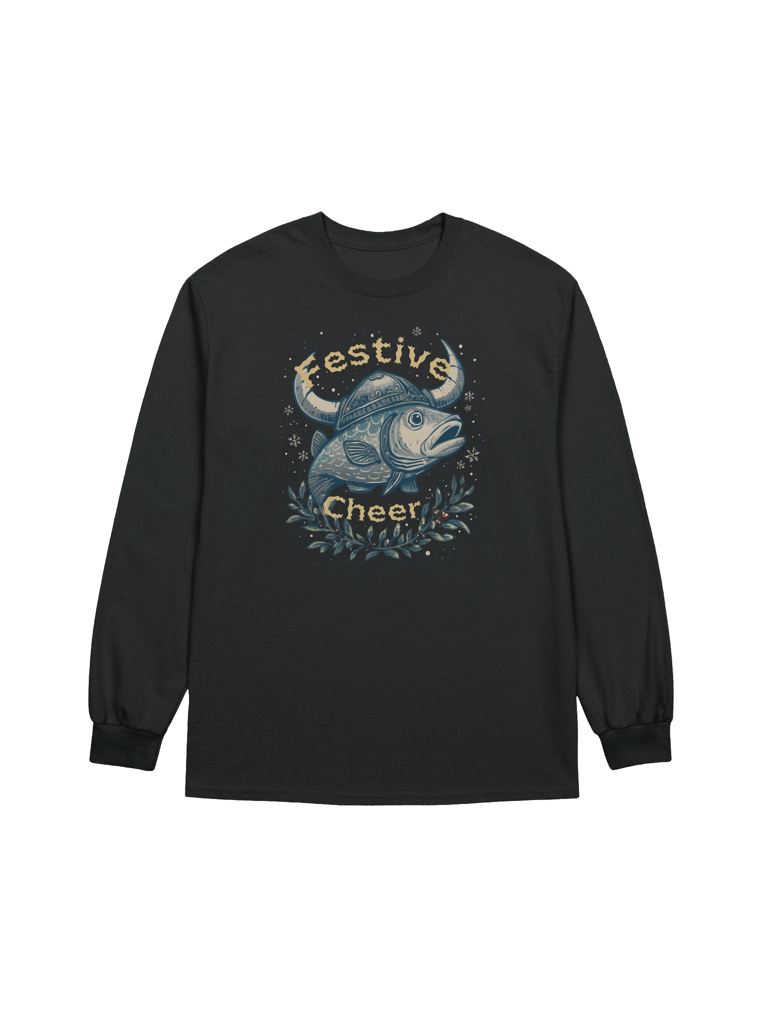 Viking Cod Festive Cheer Long Sleeve T-Shirt product image (1)