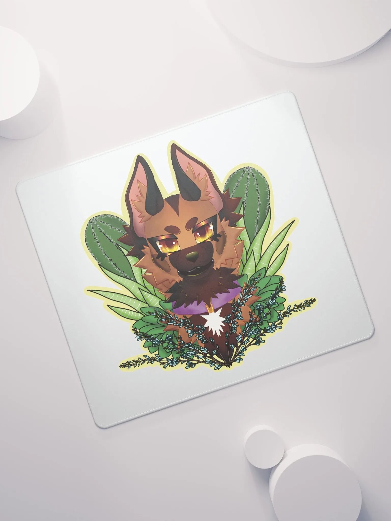 Succulent Malinois Mousepad product image (7)