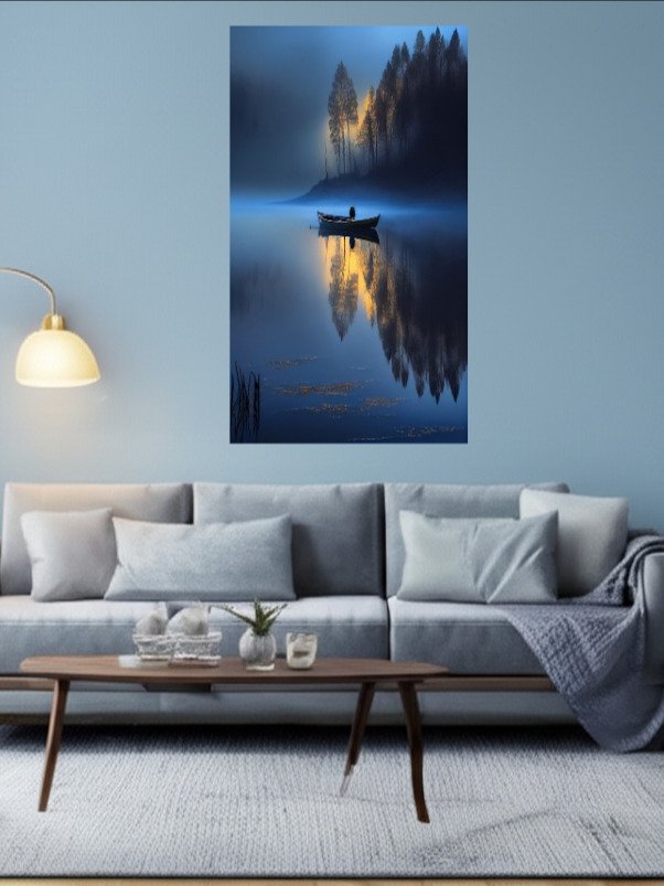 Misty Morning Glow Downloadable Poster product image (1)