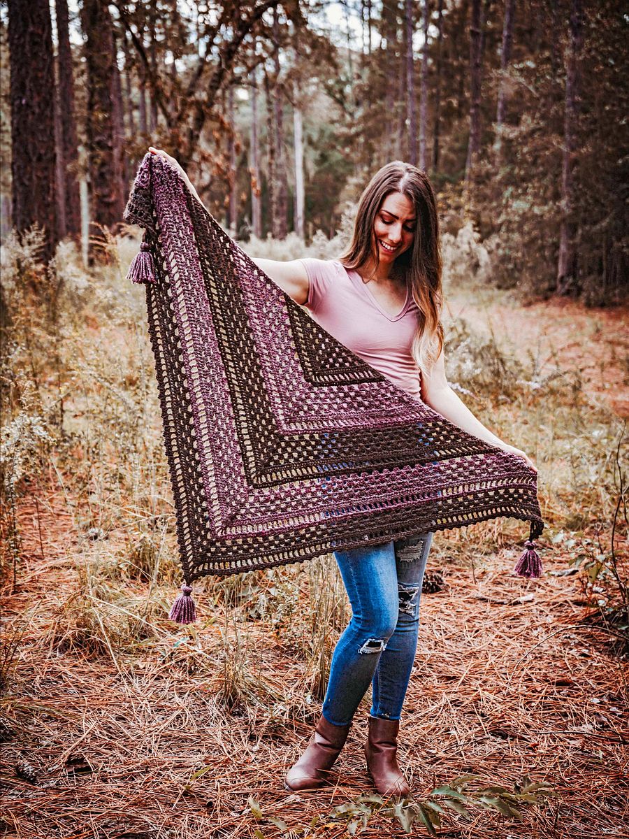 Picot Crochet Shawl Tutorial Video product image (9)