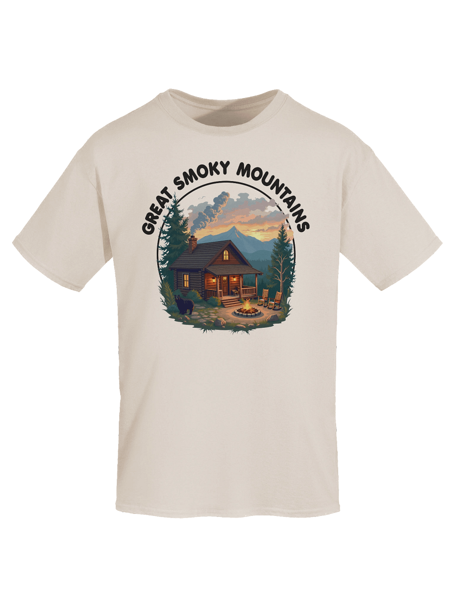 Great Smoky Mountains - Bear and Cabin Tee product image (1)