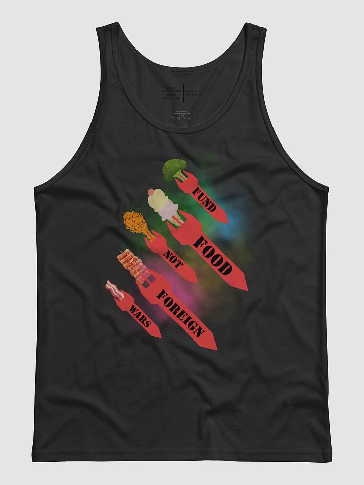 LIMITED - JULY 2025 - FOOD NOT WAR TANK product image (1)