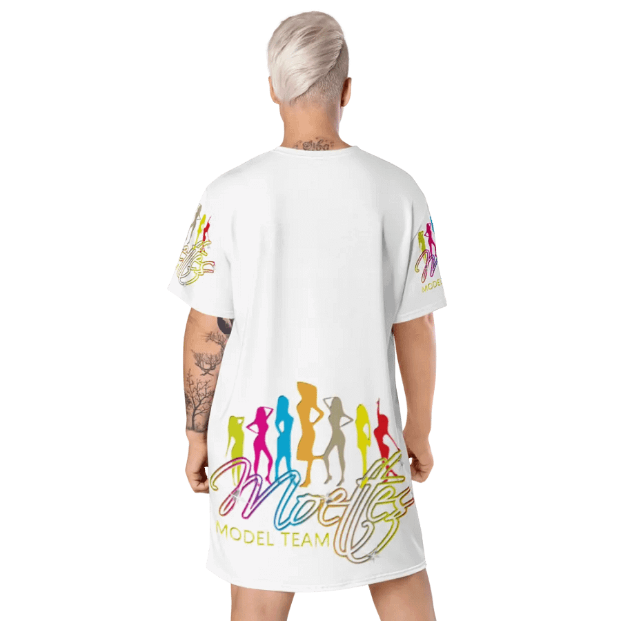MOETTES PASSION WHT T SHIRT DRESS product image (9)