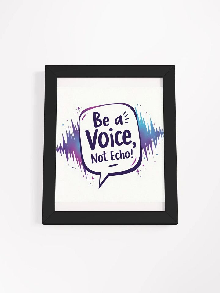 Echo Motivational Framed Poster product image (5)
