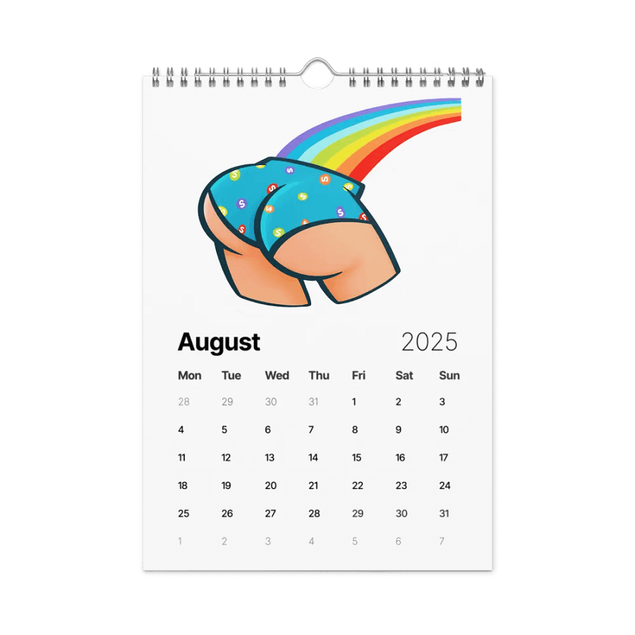 Skittle Butt 2025 Wall Calendar product image (2)