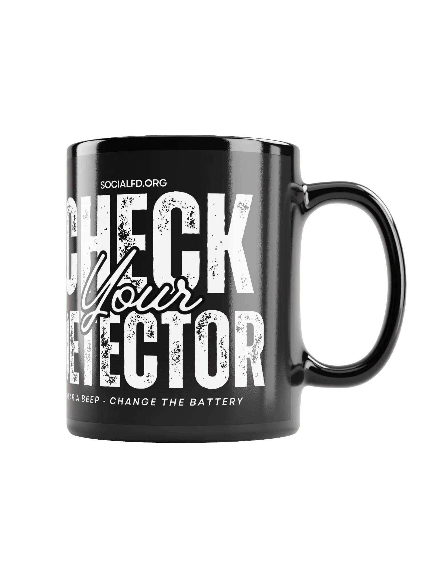 Check Your Smoke Detector Illustration Mug product image (1)