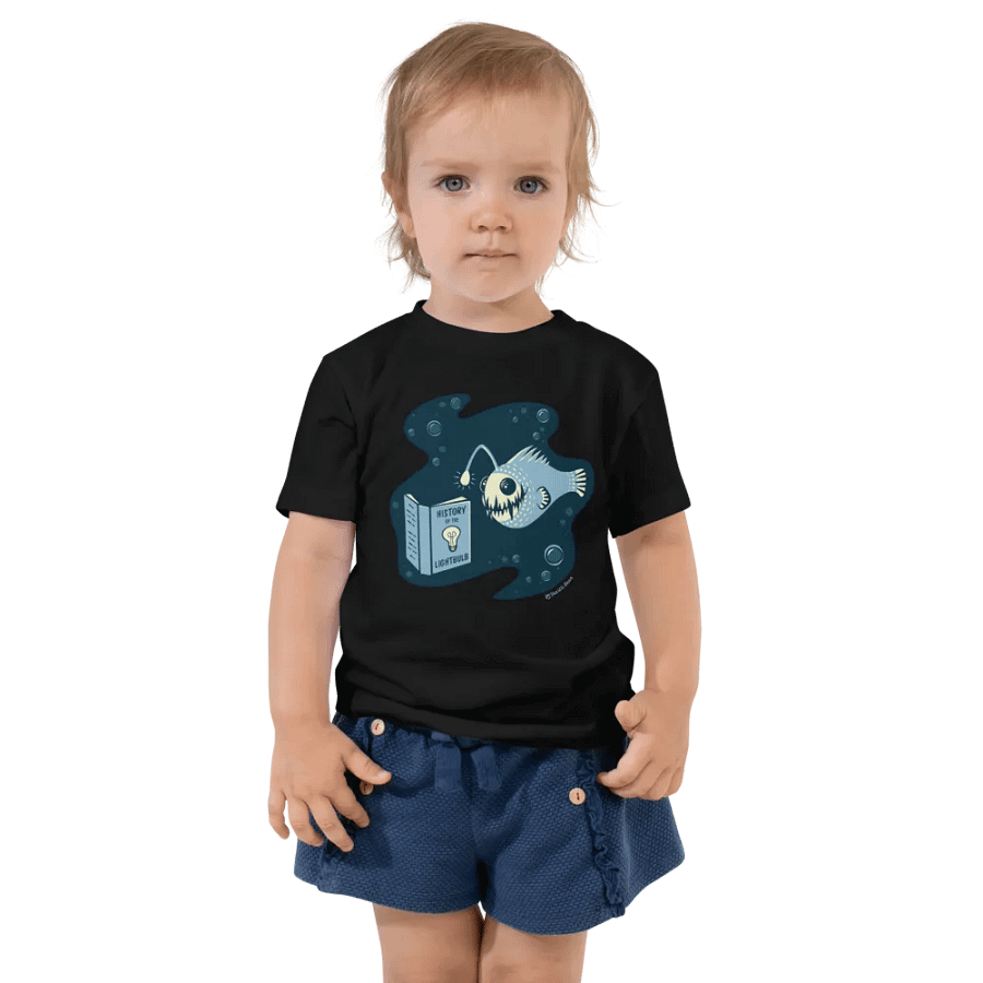 Deep Sea Readin' Toddler - Black product image (4)