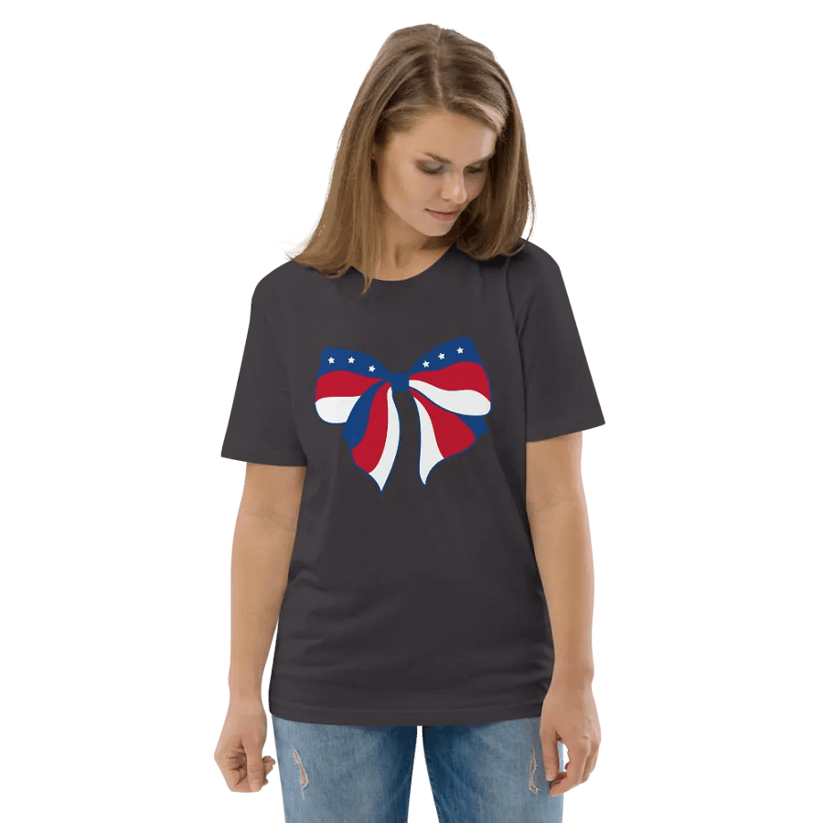 Patriotic Pride Bow Graphic T-Shirt product image (109)