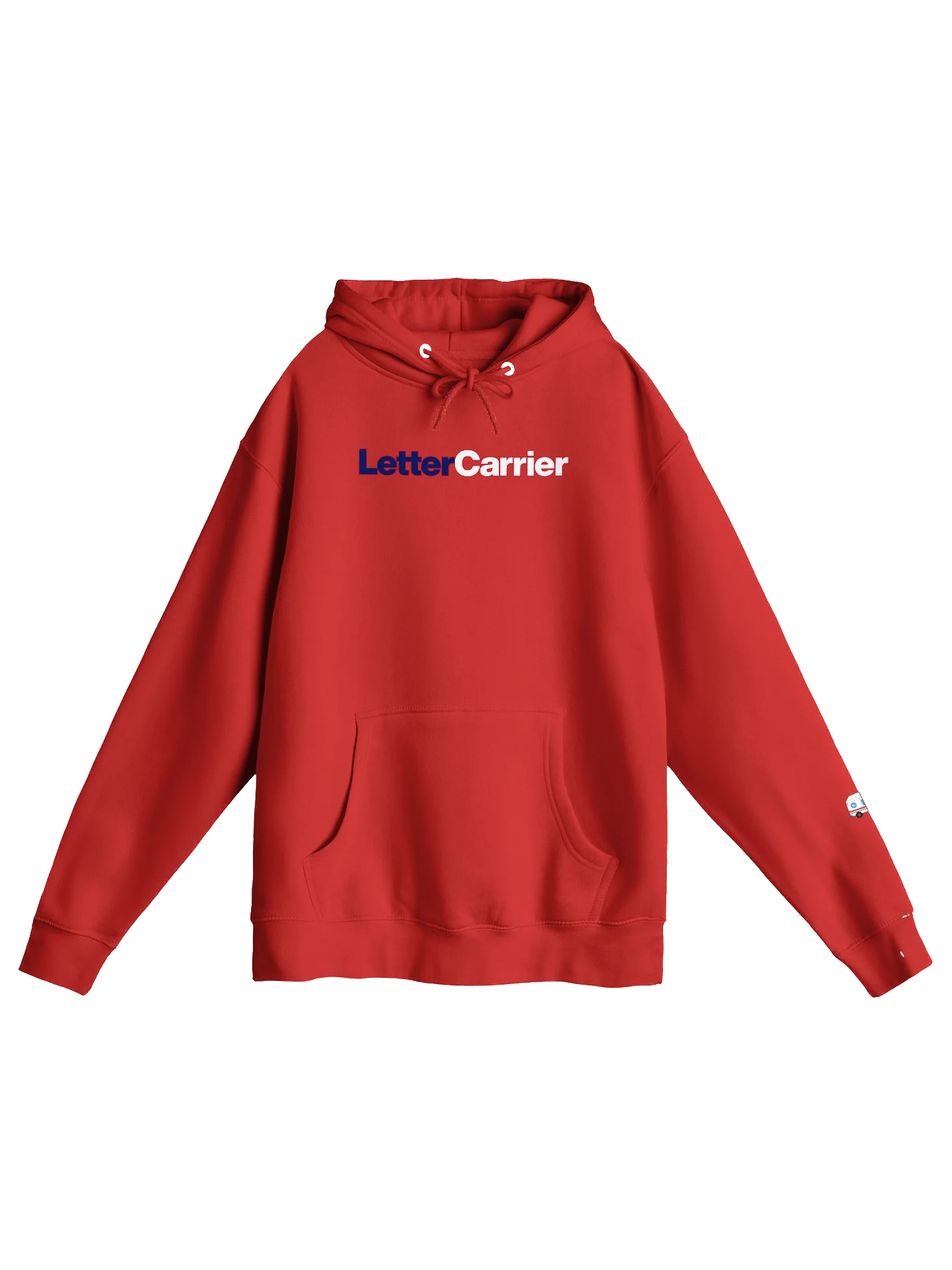 The "Letter Carrier" LLV Hoodie (RED) product image (1)