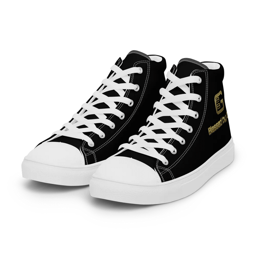 Blessed by God Black High Tops V2 product image (4)