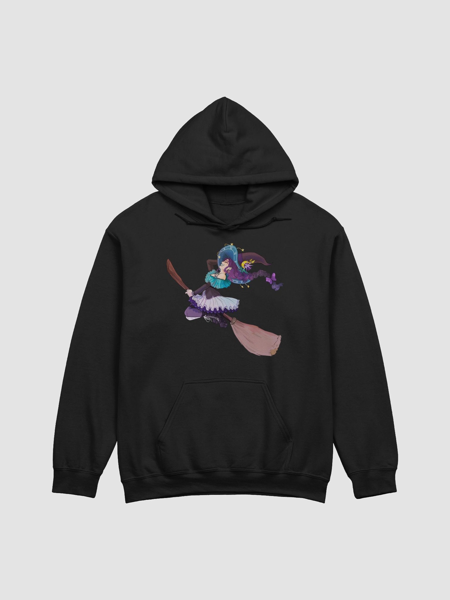 "Flying Broomstick" Moon Witch Starfire Hoodie product image (3)