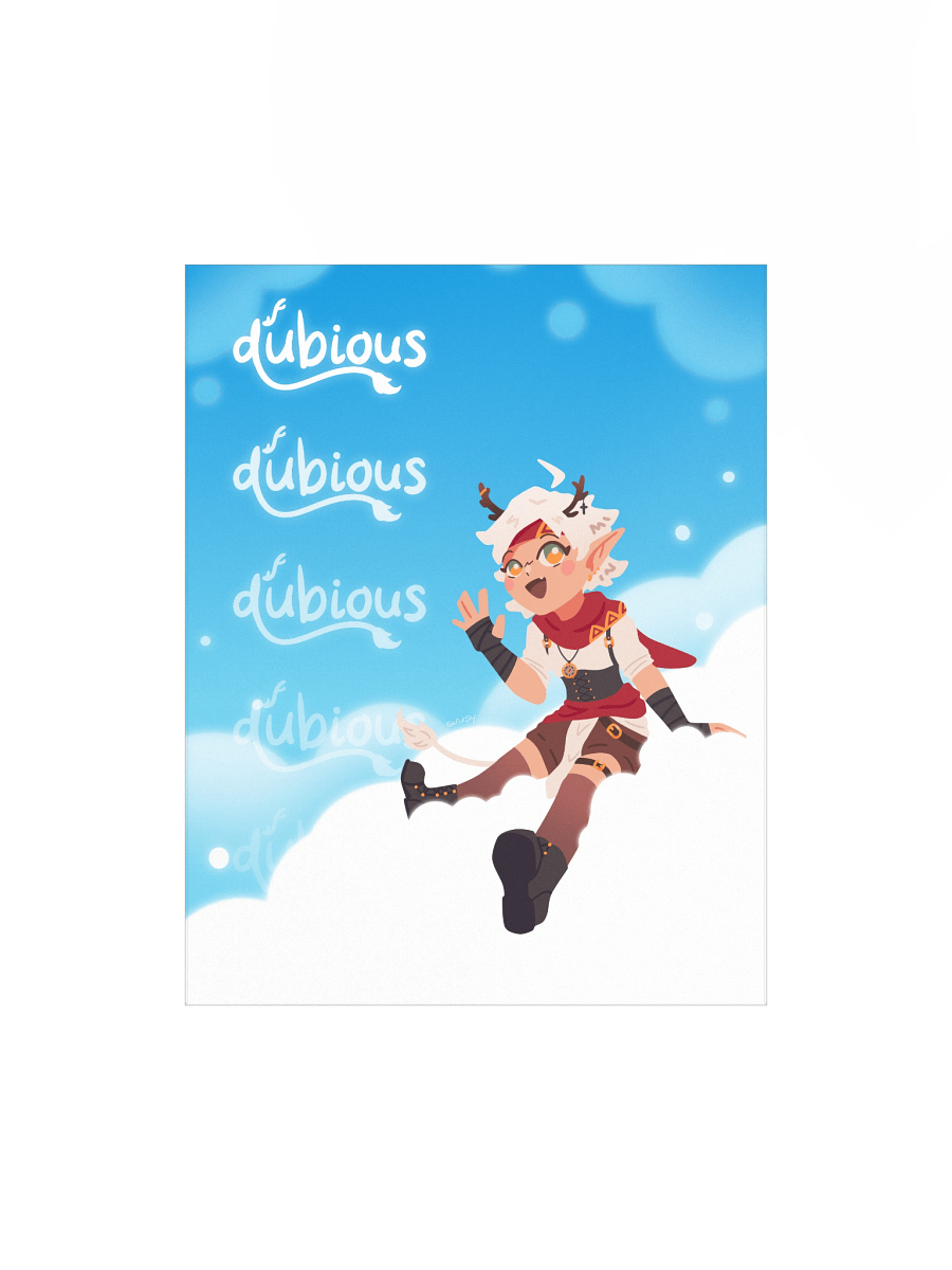 "DUBIOUS SHI" Poster product image (1)