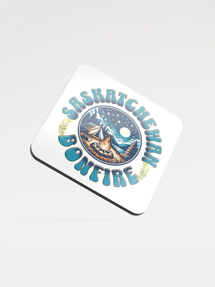 Saskatchewan Bonfire Cork Coaster product image (2)
